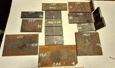10 mm Metallplatten