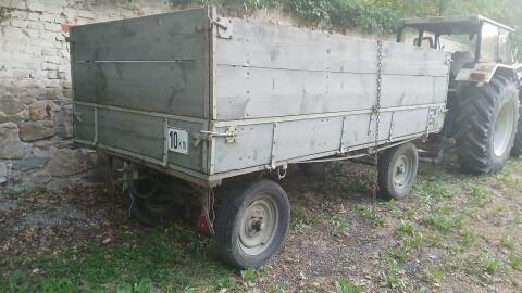 Zweiachs-Anhänger für Traktor