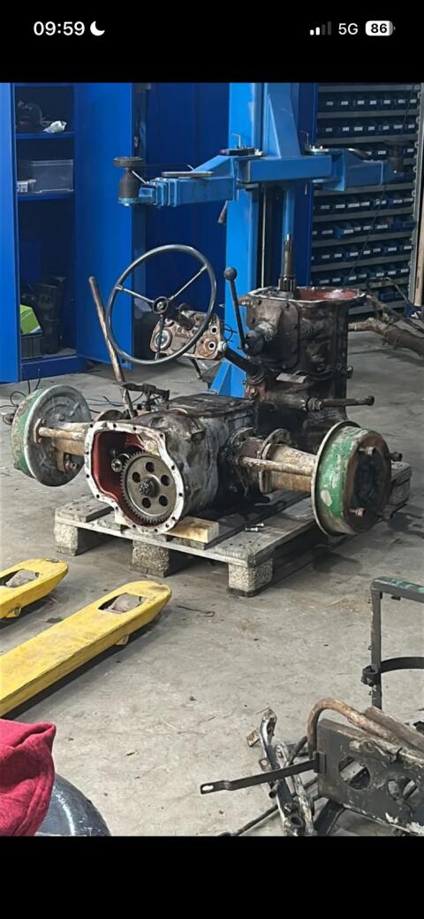 Hinterachse, Getriebe Steyr T80, T80a