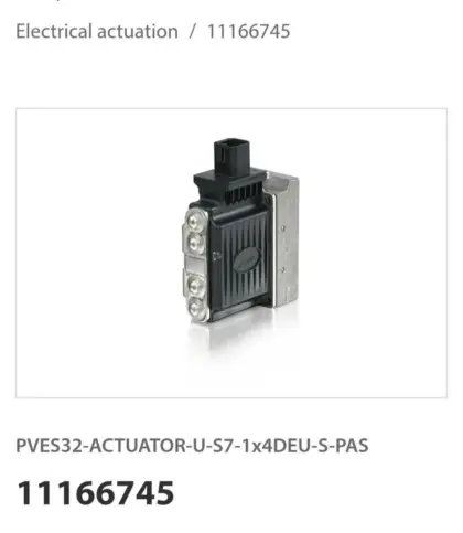 Danfoss el. Aktivierung 11.166.745 PVES-U neu