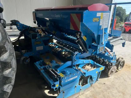 Lemken Zirkon 10, Saphir 7 und Dalbo Frontpacker
