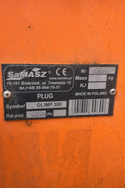 Samasz Olimp 300 Pflug