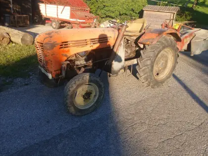 Steyr T 188 mit Busatis Mähbalken, Typ 188