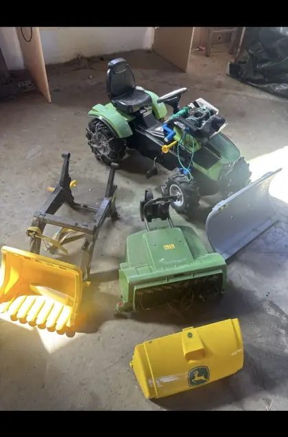 Rolly Toys John Deere Trettraktor, Komplettausstattung