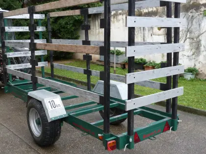 Transportwagen für Weintrauben, Obst