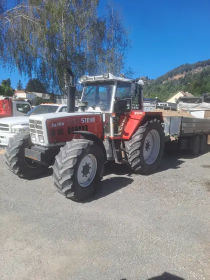Steyr 8130 und Gögelkipper
