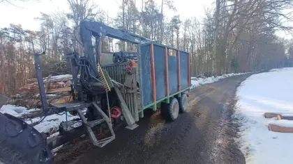 Rückewagen, Holzanhänger, Kranwagen Moheda