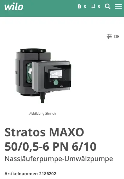 WILO Stratos MAXO 50/0,5-6, weitere Sachen, siehe Bild, Text