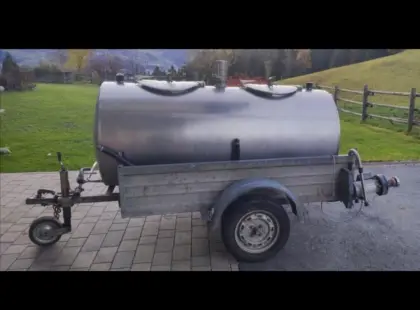 Mobiler Milchtank