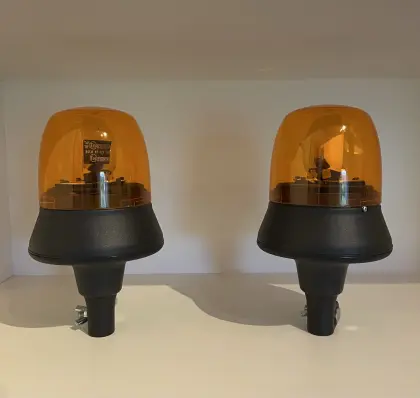 Rundumleuchte, Drehleuchte CNH orange