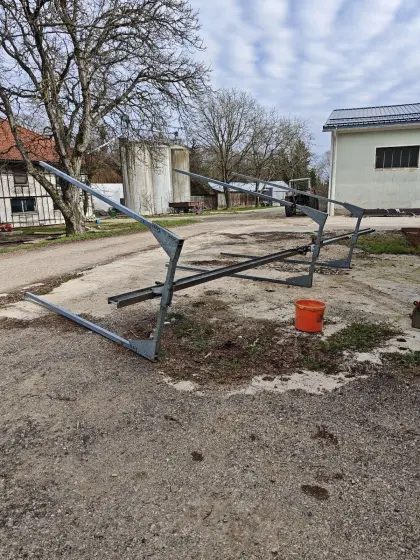 Gestell für Silofräsenumbau