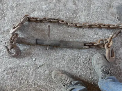 Kardanwelle, Kette, Kettenspanner, Spindel