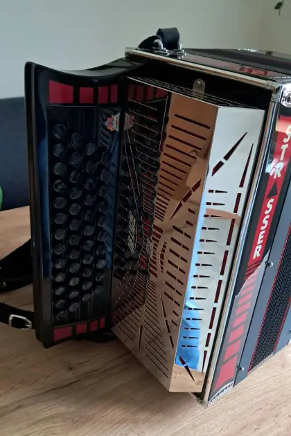 Harmonika Strasser Erzeuger Bj. 2017 de Luxe Se