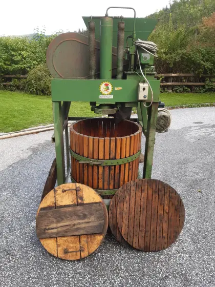 Hydraulische Obstpresse