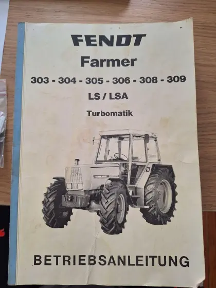 Bedienungsanleitung Fendt Farmer 303-309