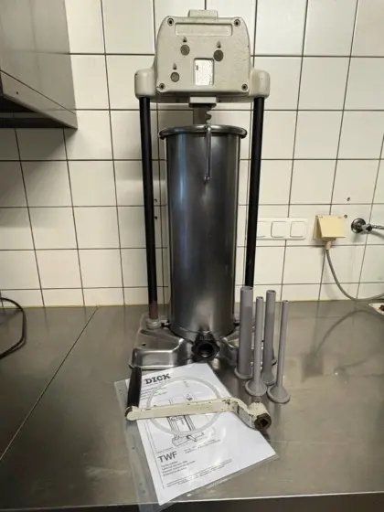 Wurstfüller, Wurstfüllmaschine F. Dick 15 l TOP