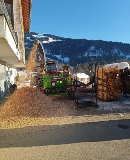 Hackschnitzel zu verkaufen
