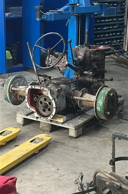 Hinterachse, Getriebe Steyr T80, T80a