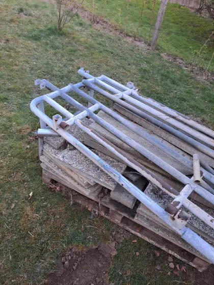 Eingangstor für Melkstand