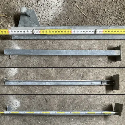 Säule, Steher für Trennwand, Tor, Tormontage, verzinkt