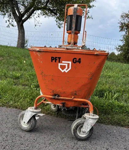 PFT G4 Putzmaschine inkl. Zubehör