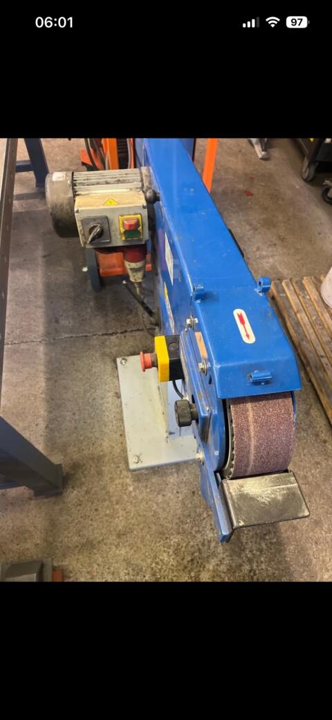 Metallkraft Bandschleifmaschine MBSM 75-200-2