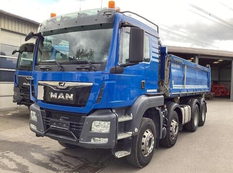 MAN TGS 35.460 8x4 Meiller Stahlkipper 3-Seiten