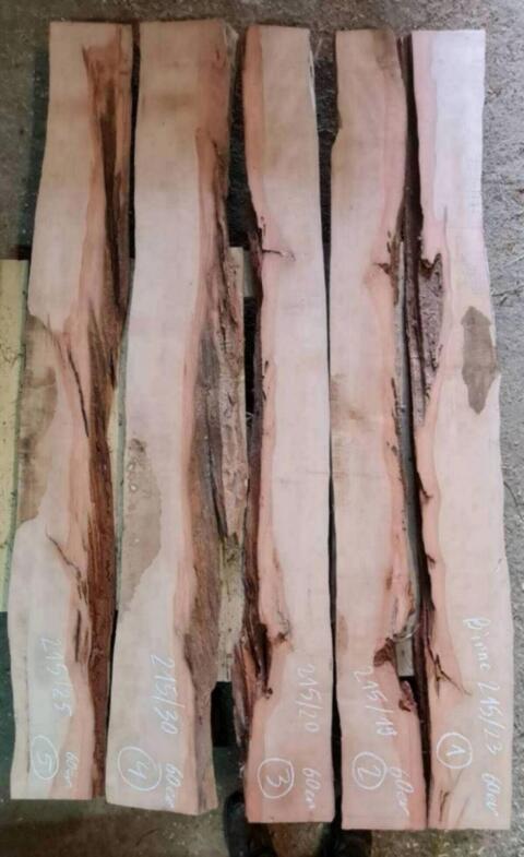 Birnenbretter, Laubholzbretter für Gießharz-Tischplatten