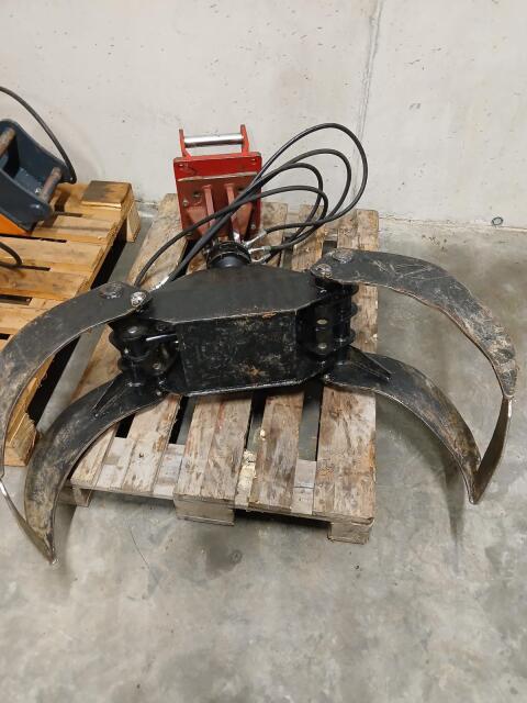 Holzzange für Minibagger