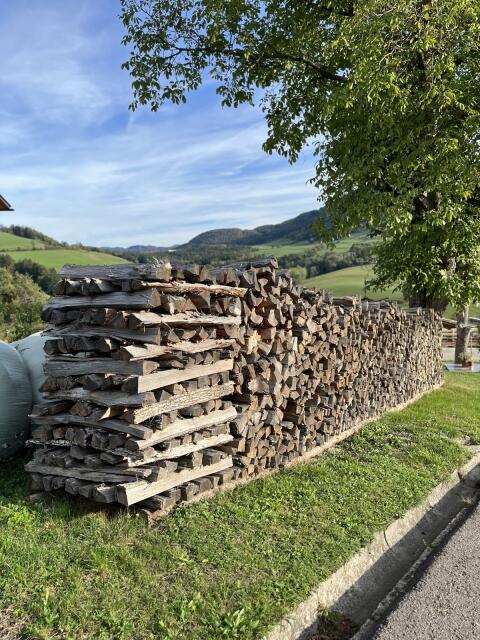 Verkaufe Brennholz Eiche/Föhre