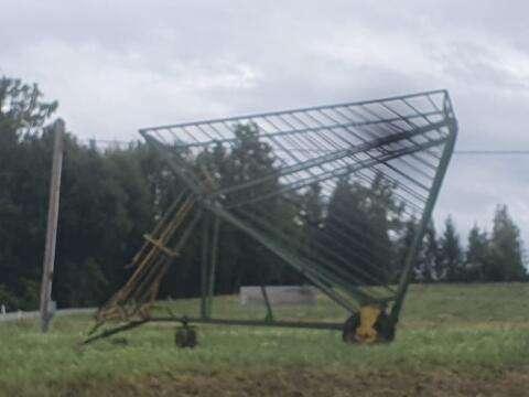 Heu-Ballenwagen