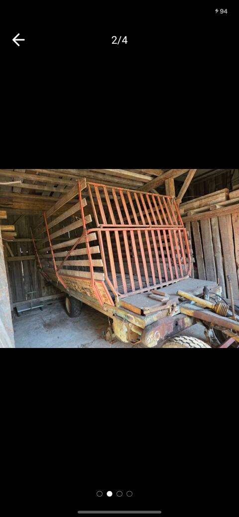 Steyr Hamster 804.02 Ladewagen mit Kratzboden