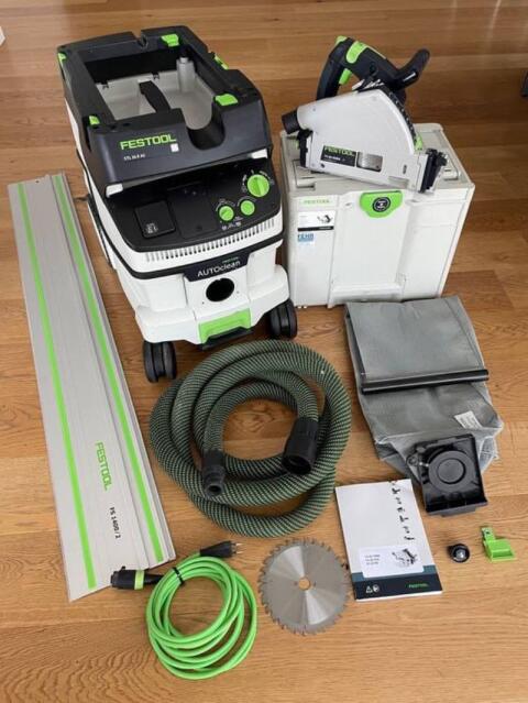 Festool Fermacell-Set mit Absaugmobil, Tauchsäge, Zubehör
