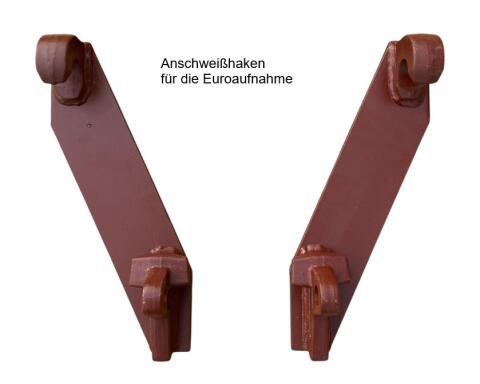 Anschweißhaken für Euroaufnahme