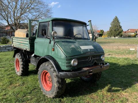 Unimog U406 Trommelbremser und alte Kabine, Bj. 1963, Oldtimer