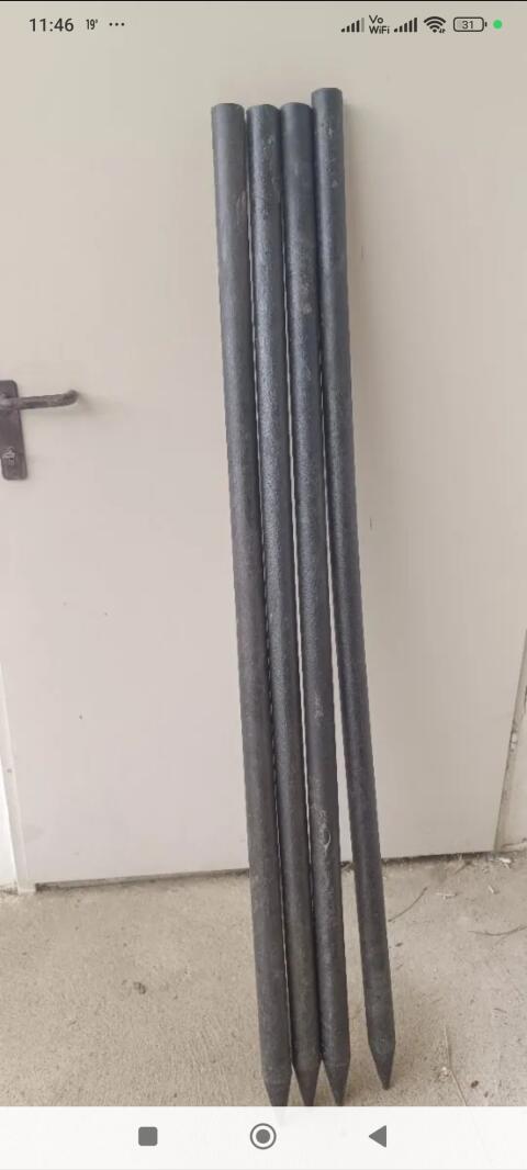 Recycling-Zaunpfähle