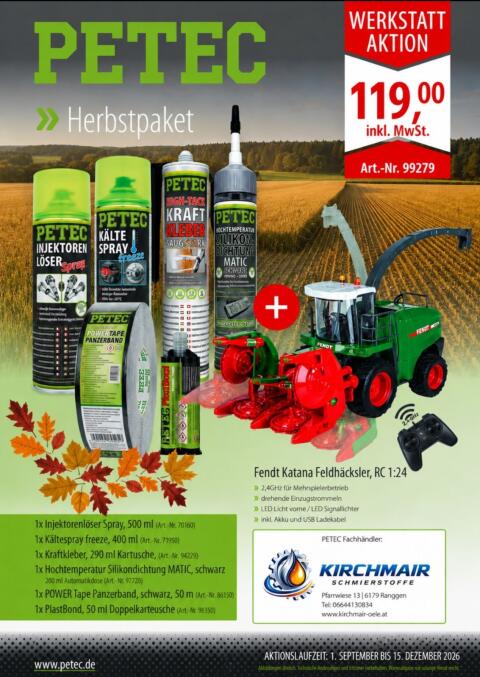 Petec Herbstpaket inkl. Versand