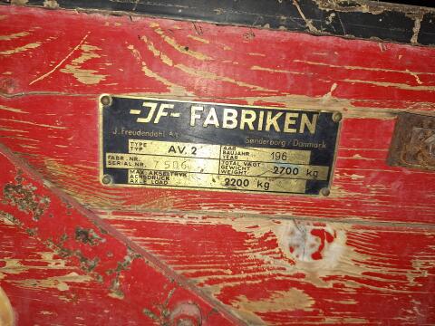 Allzweckwagen, Miststreuer JF AV 2