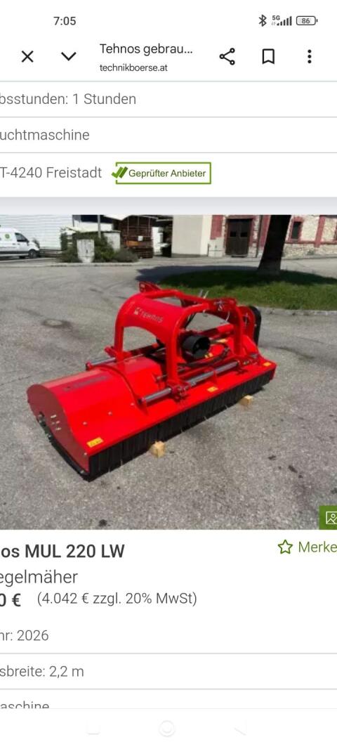 Mulcher Technos MUL 220 LW