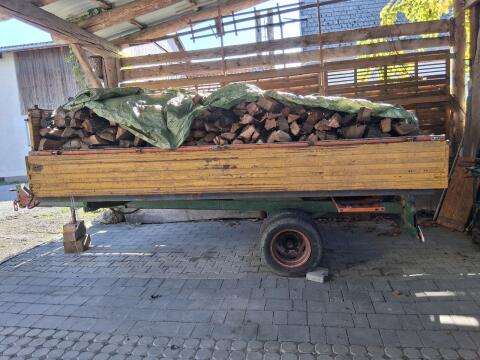 Traktorkipper Eigenbau 4 x 2 x 0,8 m