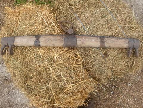 Altes Zugpendel Ortscheit 100 cm Drittel für Ochsengespann