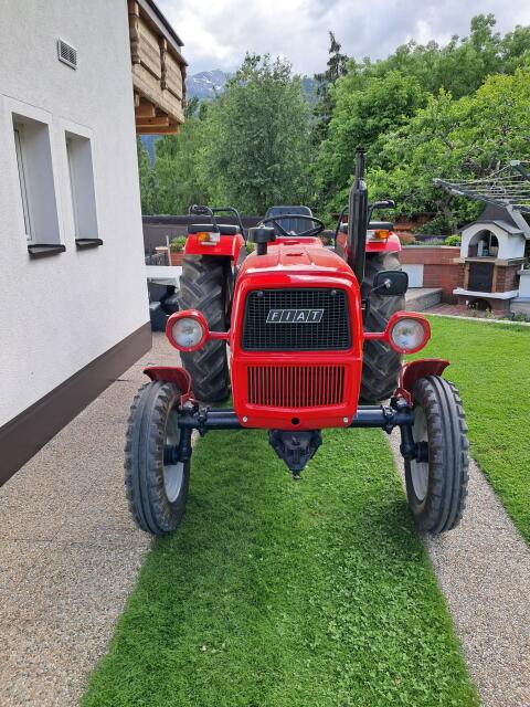 Oldtimer-Traktor Fiat 415 S (Bj. 1967) inkl. Heckkiste