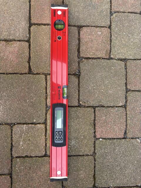 Würth Zebra el. Wasserwaage 61 cm, wie neu, Preis VB