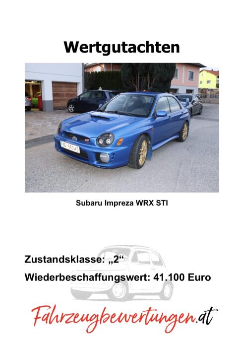 Unfallfahrzeug Subaru Impreza WRX STI