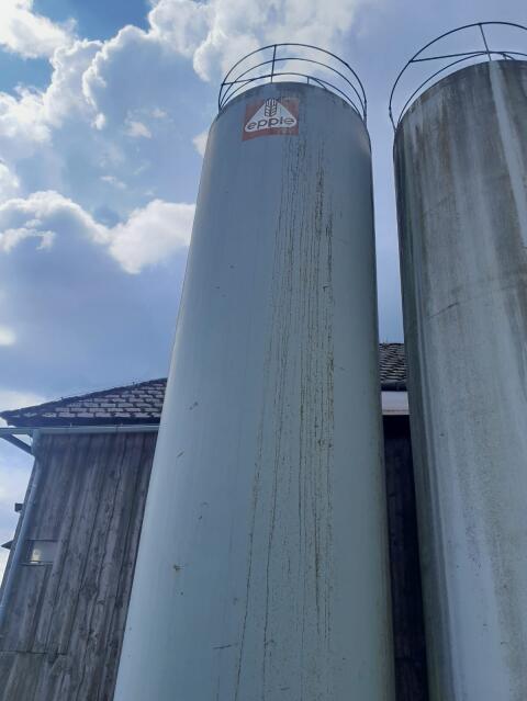2x Epple-Silos, 3 m Dm., 70 m³