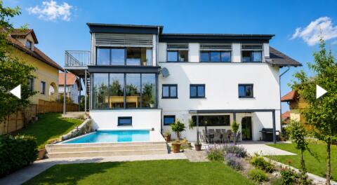 Verkaufe Zweifamilienhaus Alpenblick Kürnberg