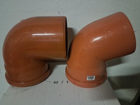 PVC-Kanalbögen Dm. 160 mm