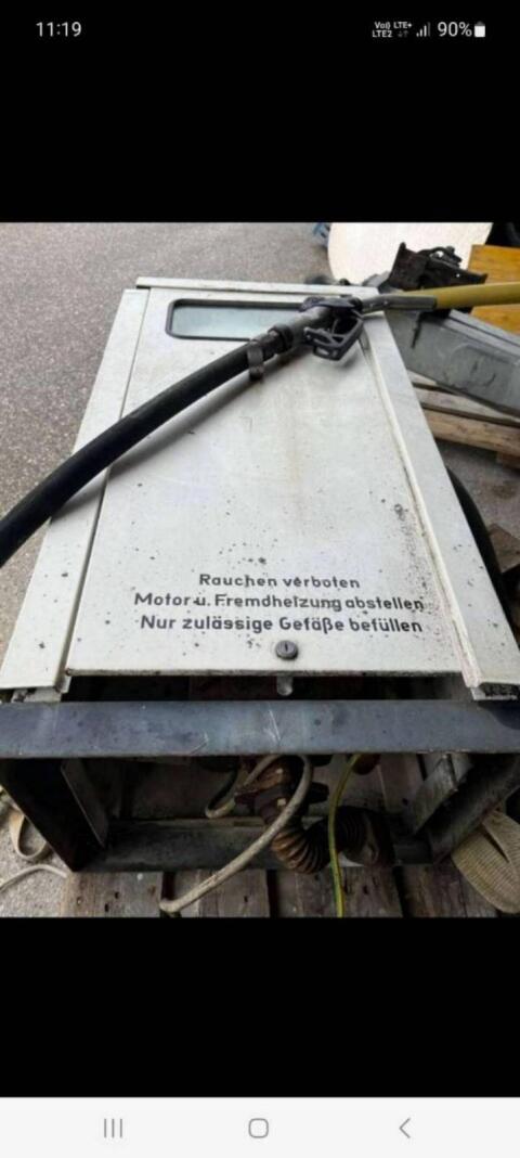 Zapfsäule zu verkaufen