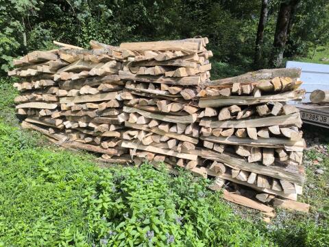 Brennholzscheite 1 m, Hartholz Buche, Esche, trocken