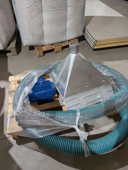 Flexibler Schneckenförderer mit 5 m Schlauch, 380-V-Motor